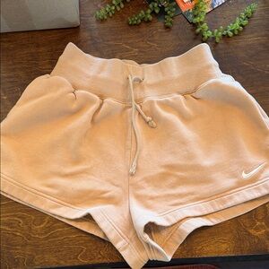 Nike Women's Athletic Shorts in Tan